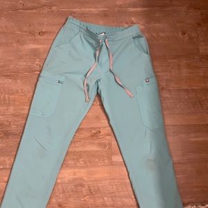 women's Yola Skinny Scrub Pants - XS / Fresh Aqua